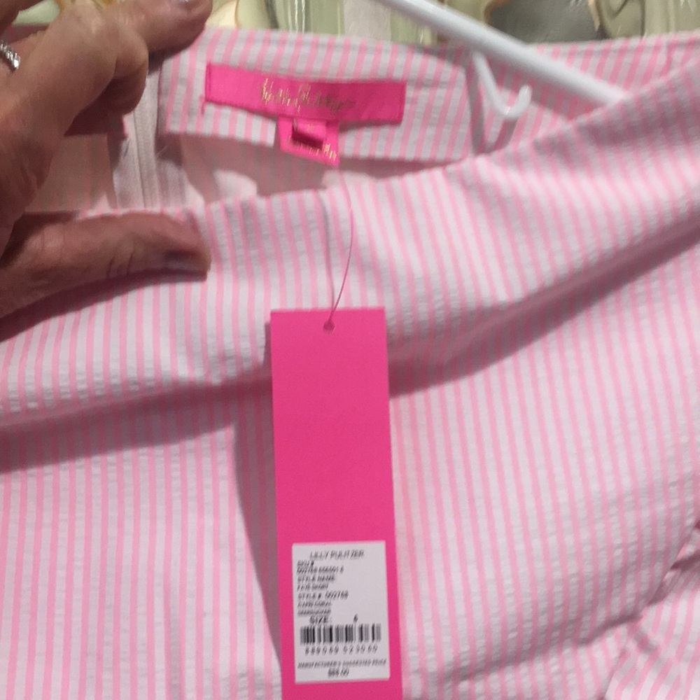 NEW Lilly Pulitzer Seersucker Faye Skort - Picture 2 of 4